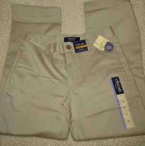 Cherokee Ultimate KhakiReinforced knee, adjustable waist, 8 Husky